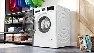 Стиральная машина Bosch WGG244A0BY 1400 об/мин, белый, инверторный EcoSilenceDrive двигатель 3