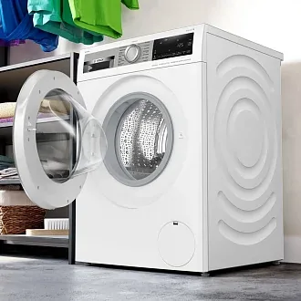 Стиральная машина Bosch WGG244AEPL 1400 об/мин, белый, инверторный EcoSilenceDrive двигатель 3
