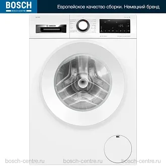 Стиральная машина Bosch WGG244FLSN 1400 об/мин, белый, инверторный двигатель