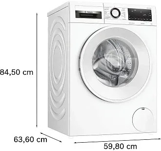 Стиральная машина Bosch WGG246ZLSN 1400 об/мин, белый, инверторный двигатель 6
