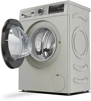 Стиральная машина Bosch WHA222XYOE 1200 об/мин, покрытие Inox-look под нержавеющую сталь, инверторный EcoSilenceDrive двигатель 2