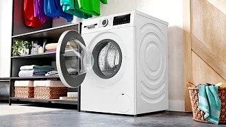 Стирально-сушильная машина Bosch WNA13400IT 1400 об/мин, белый, конденсационная сушка, инверторный EcoSilenceDrive двигатель 5
