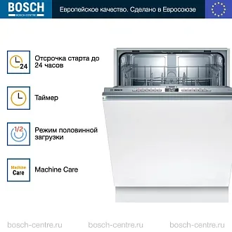 Встраиваемая посудомоечная машина Bosch SMV4HTX28E 3
