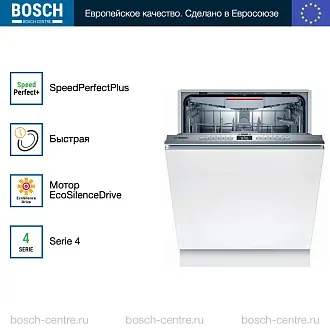 Встраиваемая посудомоечная машина Bosch SMV4HVX37E 4