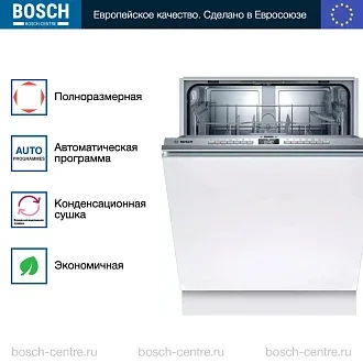 Встраиваемая посудомоечная машина Bosch SMV4ITX11E 2
