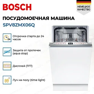 Встраиваемая посудомоечная машина Bosch SPV8ZMX06Q 2