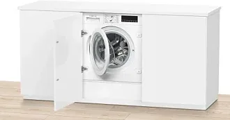 Встраиваемая стиральная машина Bosch WIW 28443 1400 об/мин, белый, инверторный EcoSilenceDrive двигатель 7