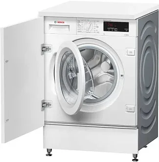 Встраиваемая стиральная машина Bosch WIW24340OE 1200 об/мин, белый, инверторный EcoSilenceDrive двигатель 3