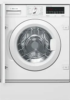 Встраиваемая стиральная машина Bosch WIW28540OE 1400 об/мин, белый, инверторный EcoSilenceDrive двигатель