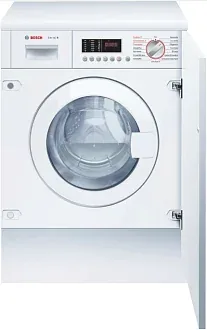 Встраиваемая стирально-сушильная машина Bosch WKD28542 1400 об/мин, белый, конденсационная сушка, универсальный двигатель
