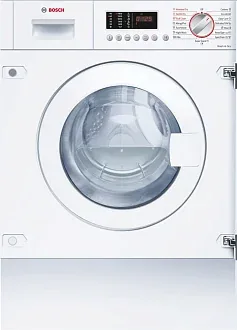 Встраиваемая стирально-сушильная машина Bosch WKD28542EU 1400 об/мин, белый, конденсационная сушка, универсальный двигатель