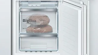 Встраиваемый двухкамерный холодильник Bosch KIF86HD20R 4