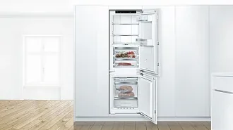 Встраиваемый двухкамерный холодильник Bosch KIF86HD20R 6