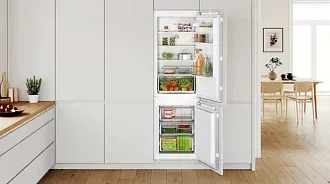 Встраиваемый двухкамерный холодильник Bosch KIN86NFF0 5