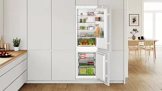 Встраиваемый двухкамерный холодильник Bosch KIN86NSF0 4