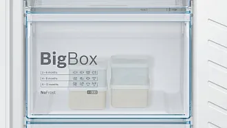 Встраиваемый двухкамерный холодильник Bosch KIN86VS20R 4