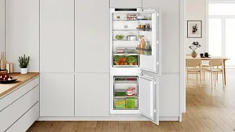 Встраиваемый двухкамерный холодильник Bosch KIV86VF31R 5