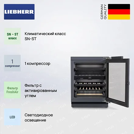 Встраиваемый винный шкаф Liebherr UWpri 3662 23