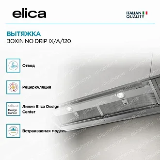 Вытяжка Elica Боксин (boxin) NO DRIP IX/A/120 4