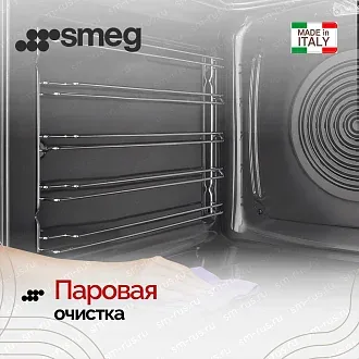 Компактный духовой шкаф с пароваркой Smeg SO4102S3G 8