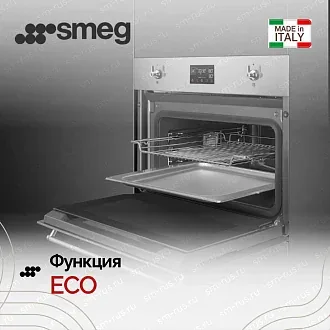 Компактный духовой шкаф с пароваркой Smeg SO4302S3X 5