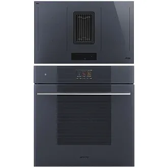 Комплект Smeg Linea серый (HOBD182DG, SO6104APG)