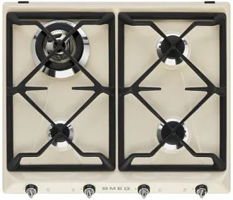Комплект Smeg Victoria кремовый (SR964PGH, SF6905P1) 2