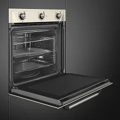Комплект Smeg Victoria кремовый (SR964PGH, SF6905P1) 8
