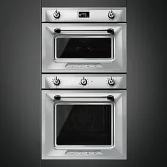 Комплект Smeg Victoria серебристый (SR964XGH, SF6905X1) 5