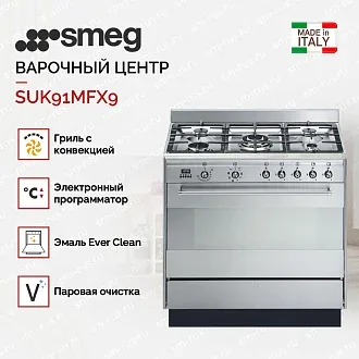 Варочный центр Smeg SUK91MFX9 3